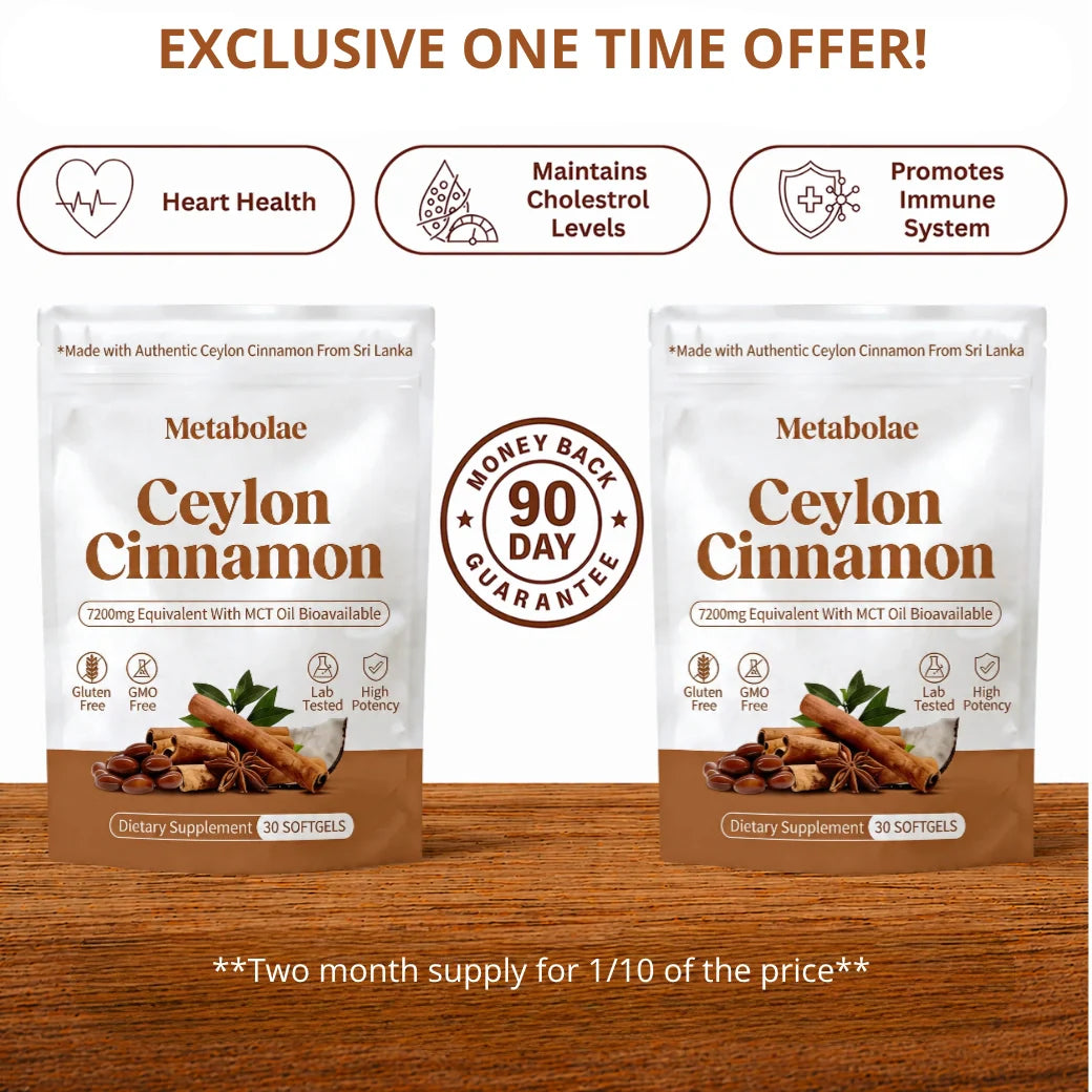 2 Month Ceylon Cinnamon Supply