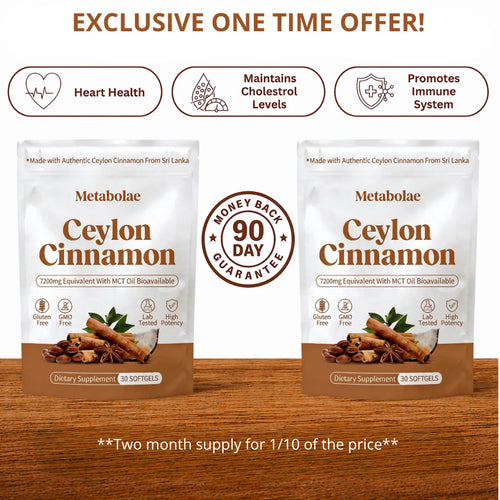 2 Month Ceylon Cinnamon Supply